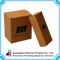 Brown kraft paper packaging box with free sample